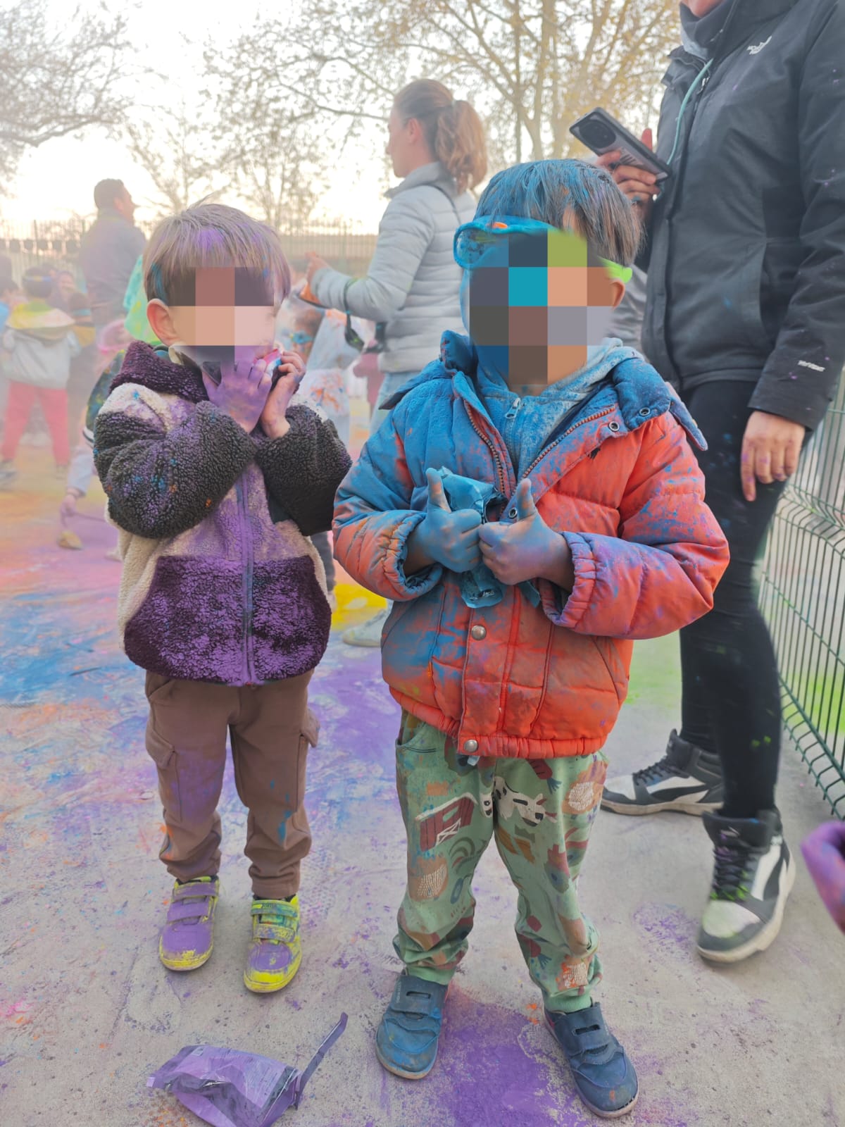 Fiesta Holi y del color